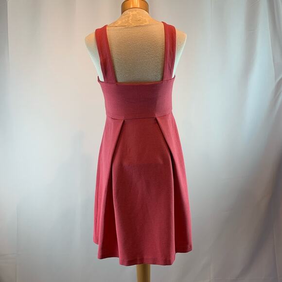 Banana Republic Sleeveless Corded Knit Dress Coral Size 12 P - Picture 4 of 5
